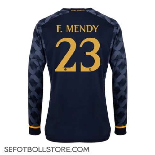 Real Madrid Ferland Mendy #23 Replika Bortatröja 2023-24 Långärmad
